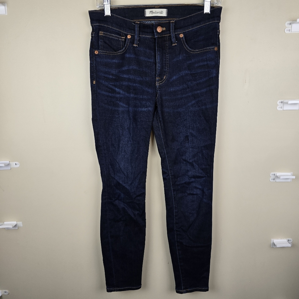 Madewell Women's 9in High Rise Skinny Dark Wash Jeans Size 27S